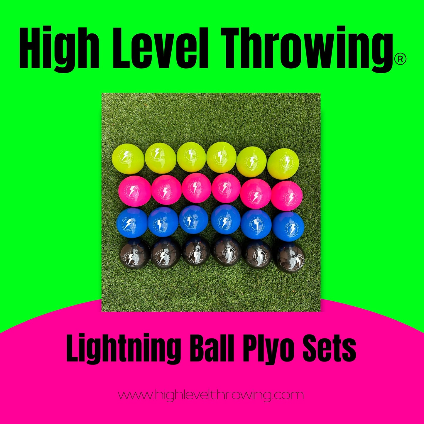 Lightning Ball Plyo Set – Team Bundle (6 Sets)