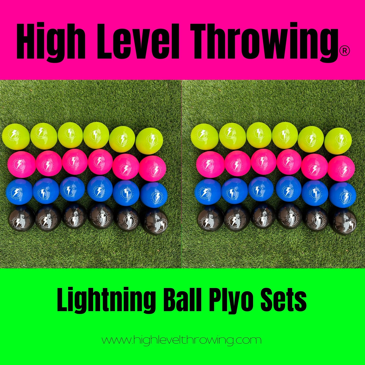 Lightning Ball Plyo Set – Team Bundle (12 Sets)