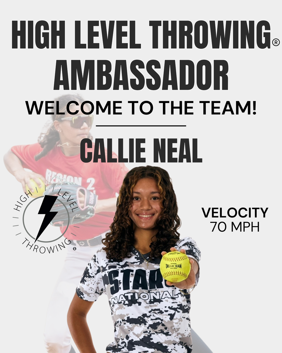 PRESS RELEASE: High Level Throwing Launches SOFTBALL Ambassador Program