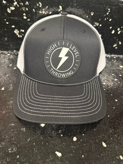 High Level Throwing Trucker Hat - Black/White
