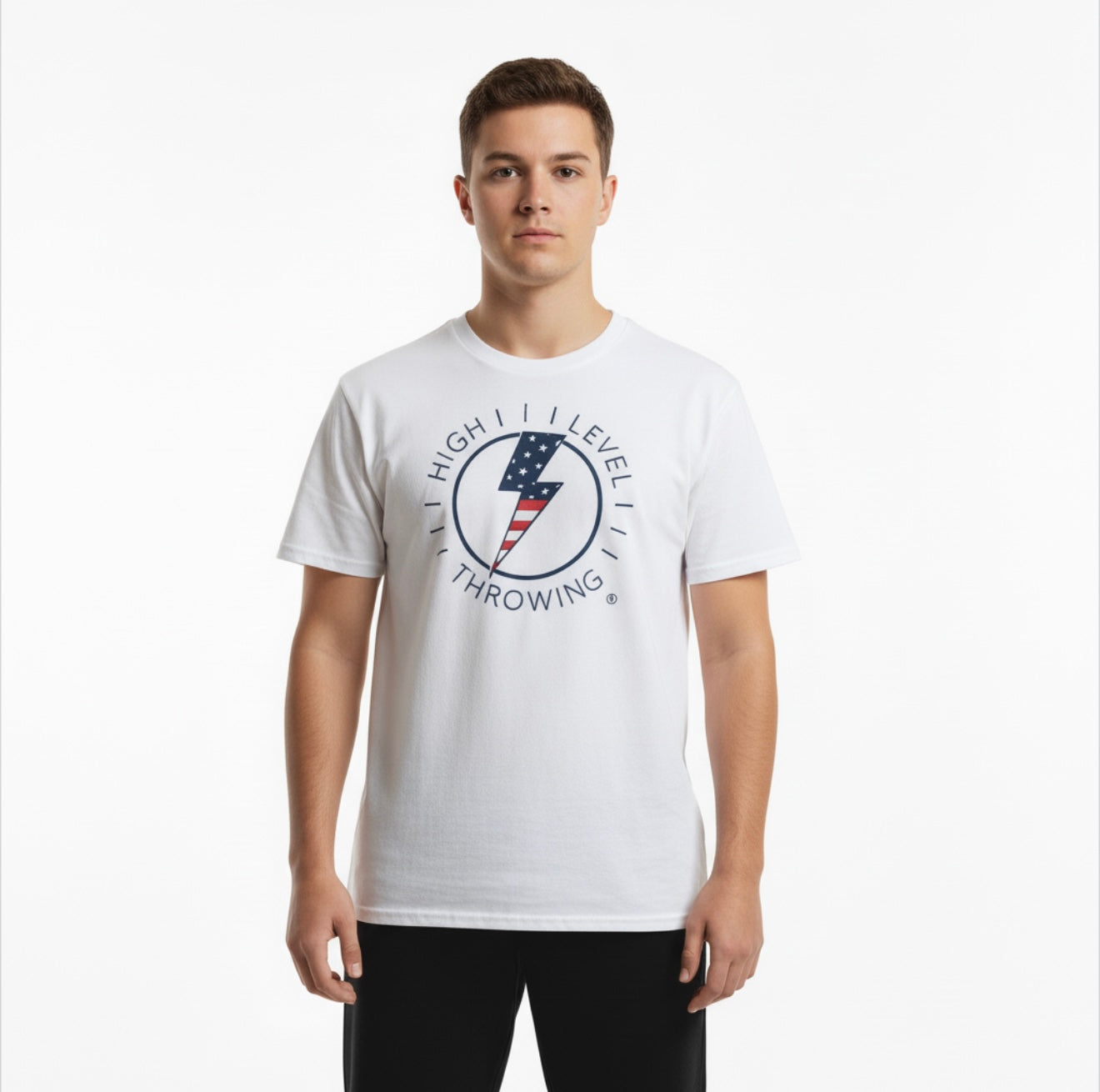 Lightning Bolt T-Shirt - American Flag