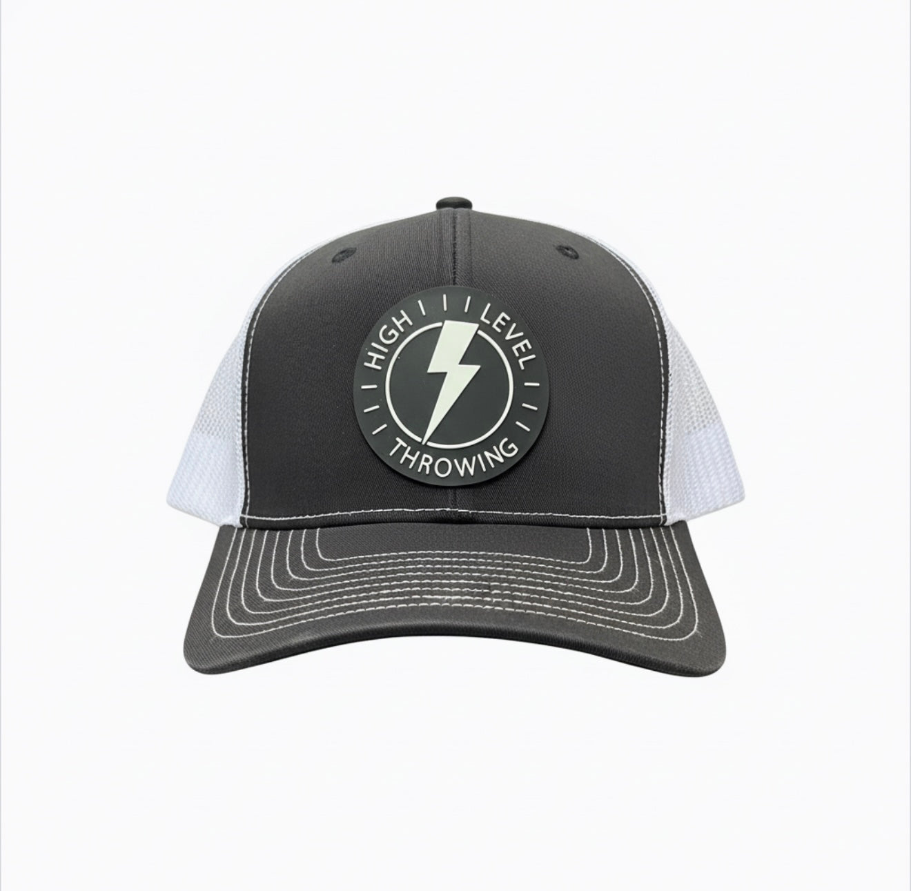 High Level Throwing Trucker Hat - Black/White
