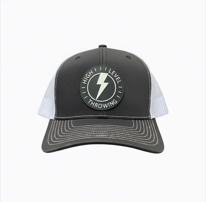 High Level Throwing Trucker Hat - Black/White