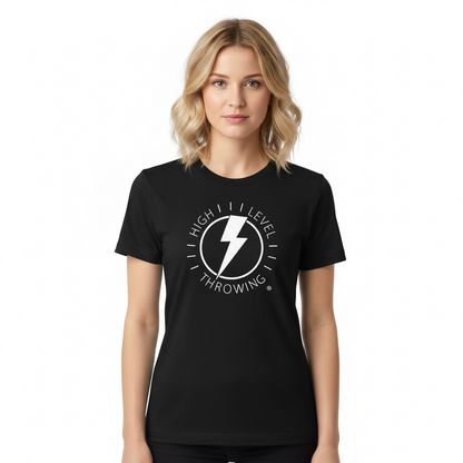 Throw Like A Girl T-Shirt - Retro Pink