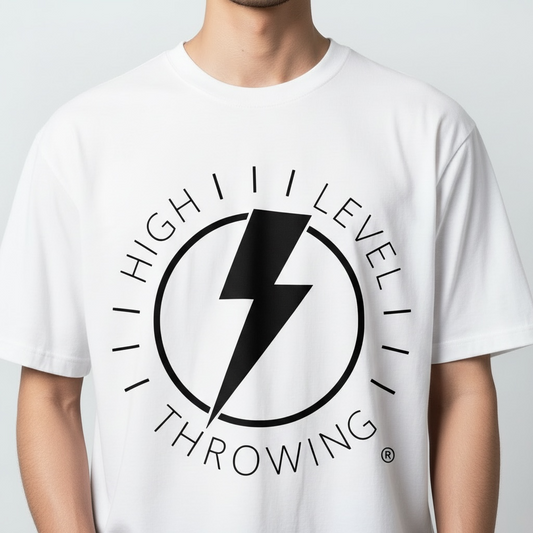 Lightning Bolt T-Shirt - White/Black