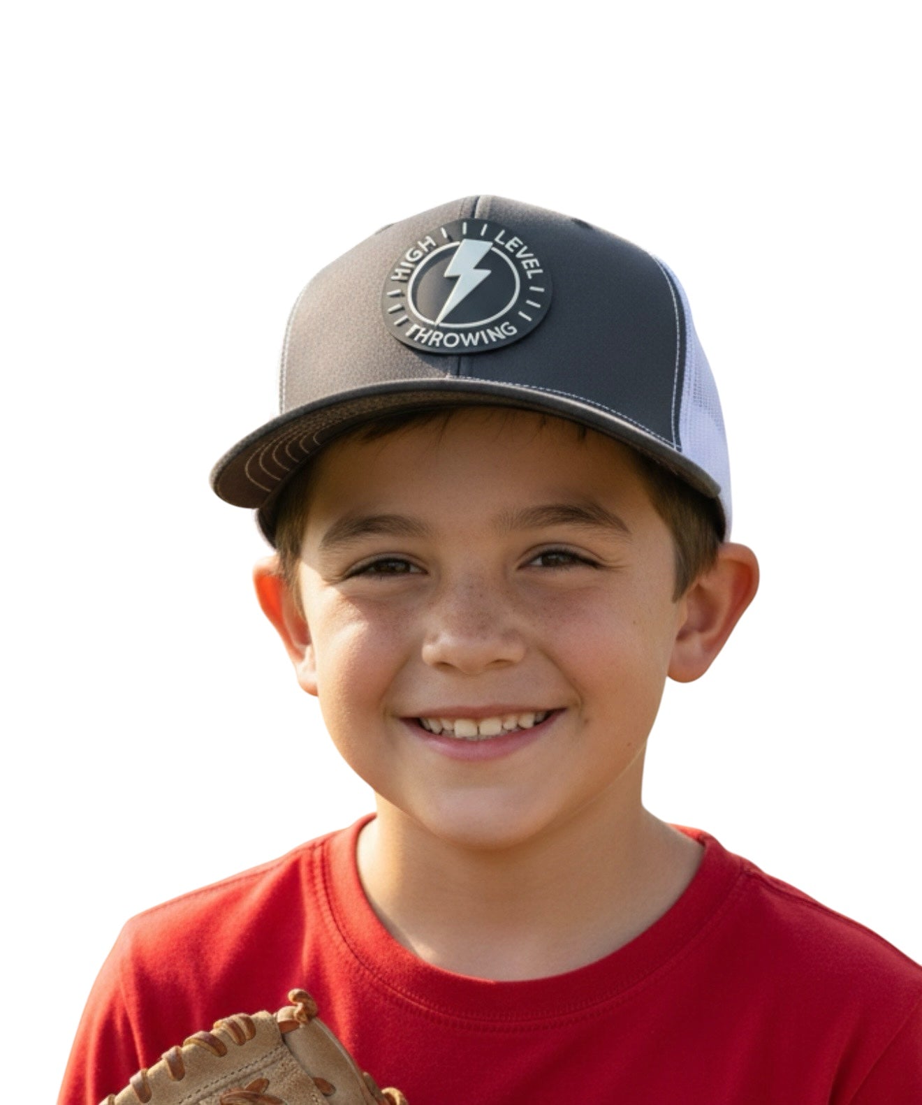 High Level Throwing Trucker Hat - Black/White