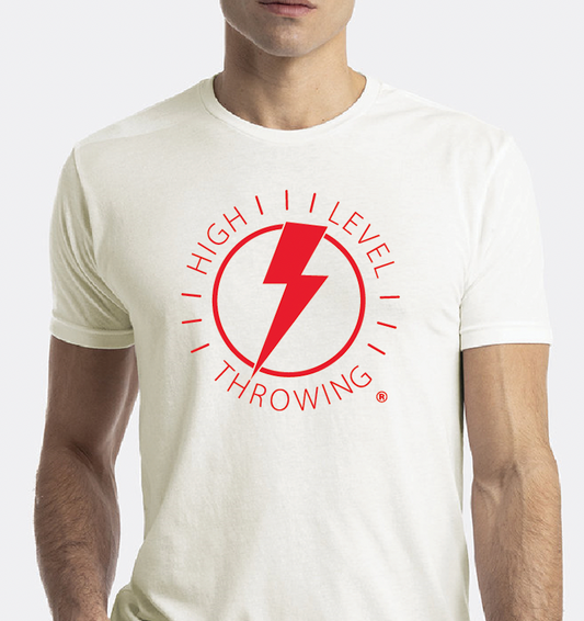 Lightning Bolt T-Shirt - White/Red