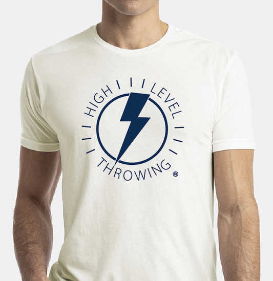 Lightning Bolt T-Shirt - White/Blue
