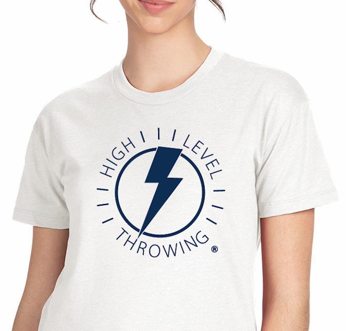 Lightning Bolt T-Shirt - White/Blue