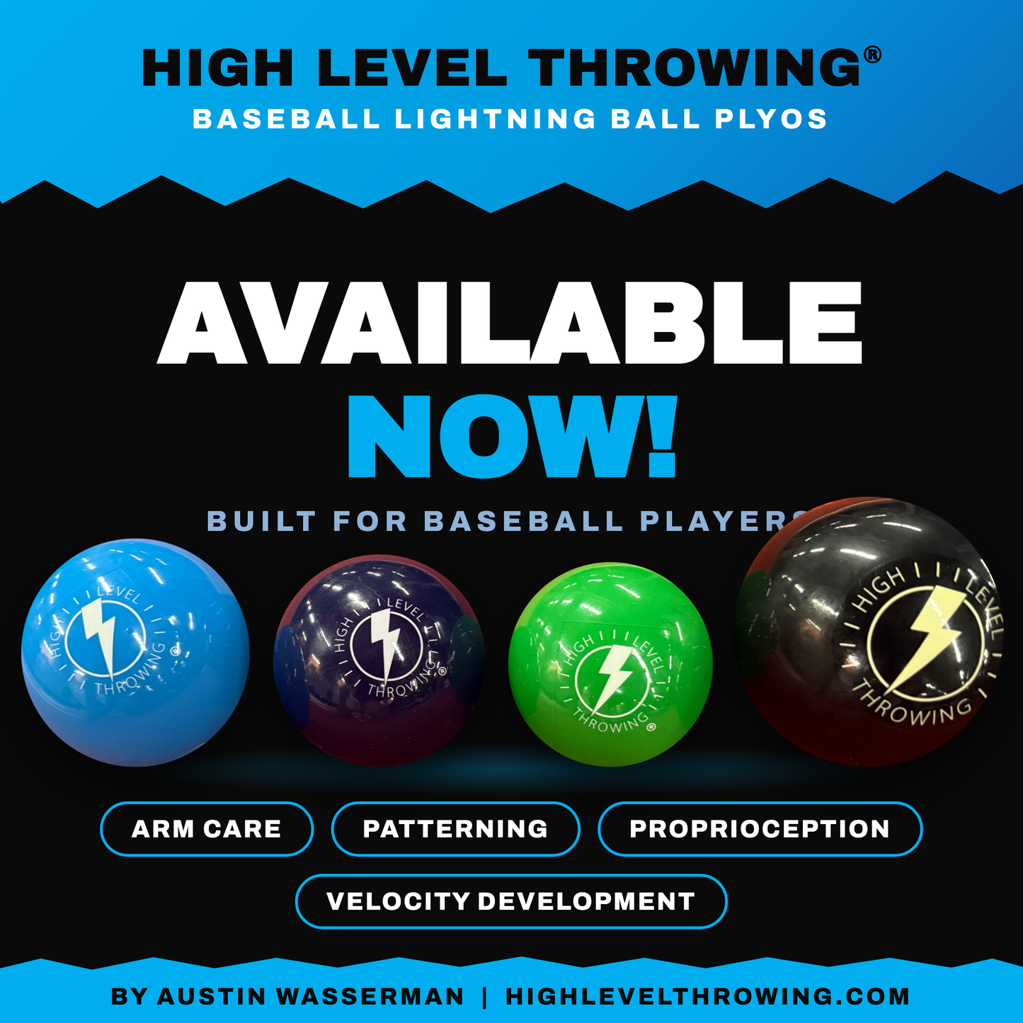 Lightning Ball Plyo Set (BASEBALL)